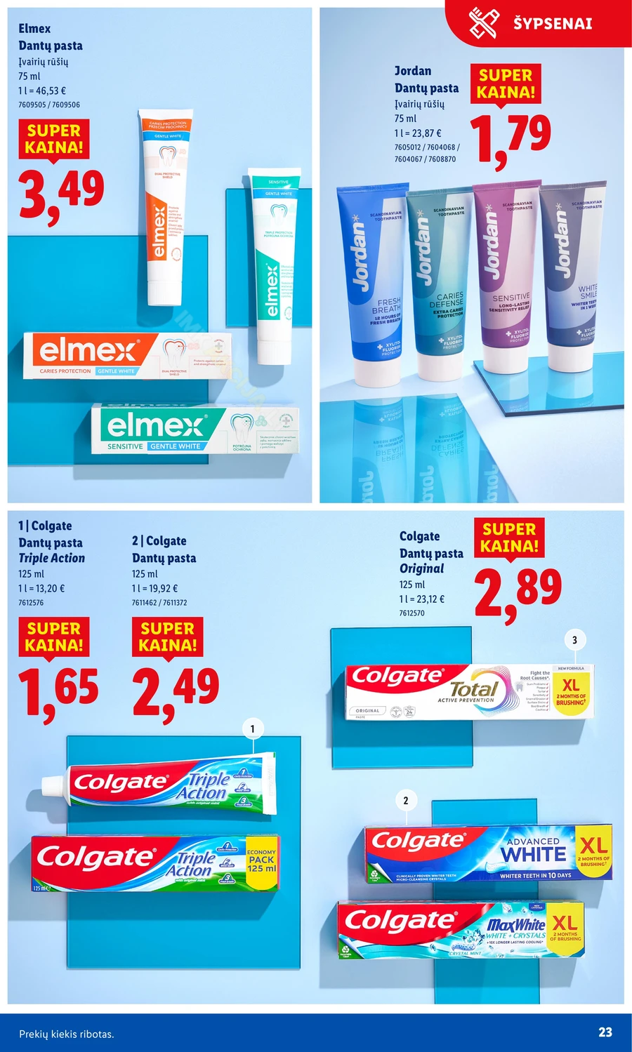 LIDL leidinys „Grožio festivalis” puslapis 23