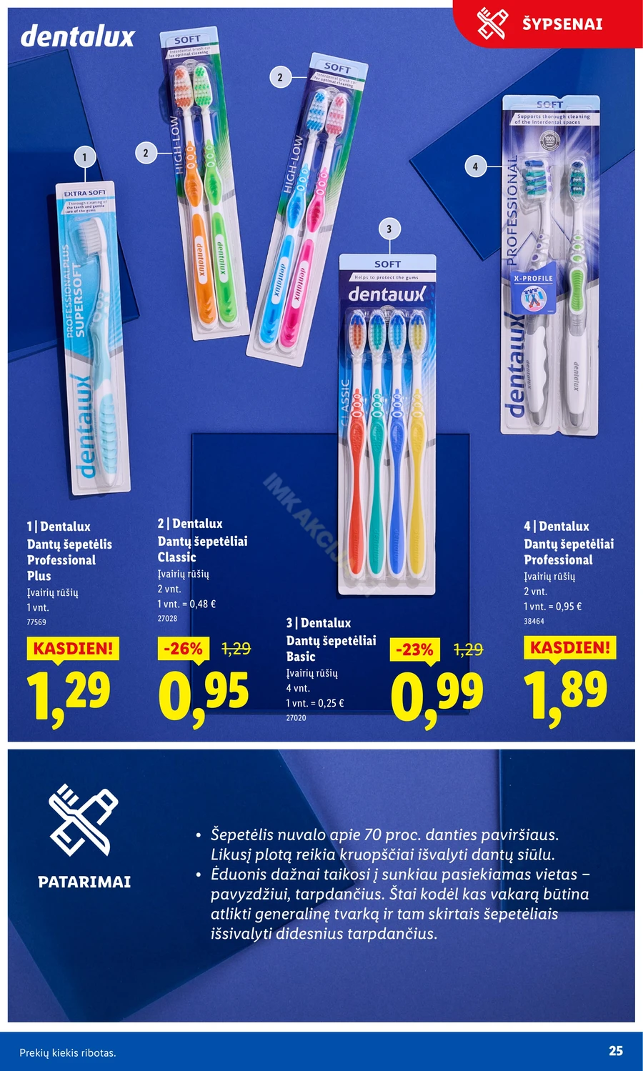 LIDL leidinys „Grožio festivalis” puslapis 25