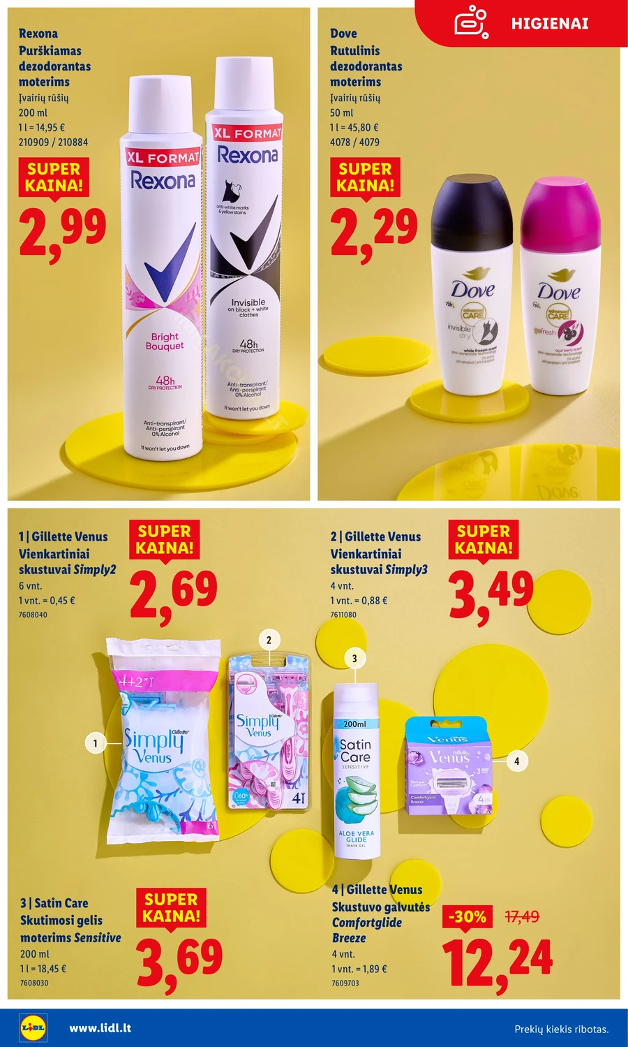 LIDL leidinys „Grožio festivalis” puslapis 36
