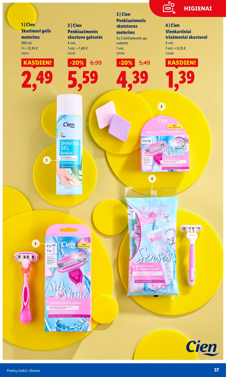 LIDL leidinys „Grožio festivalis” puslapis 37