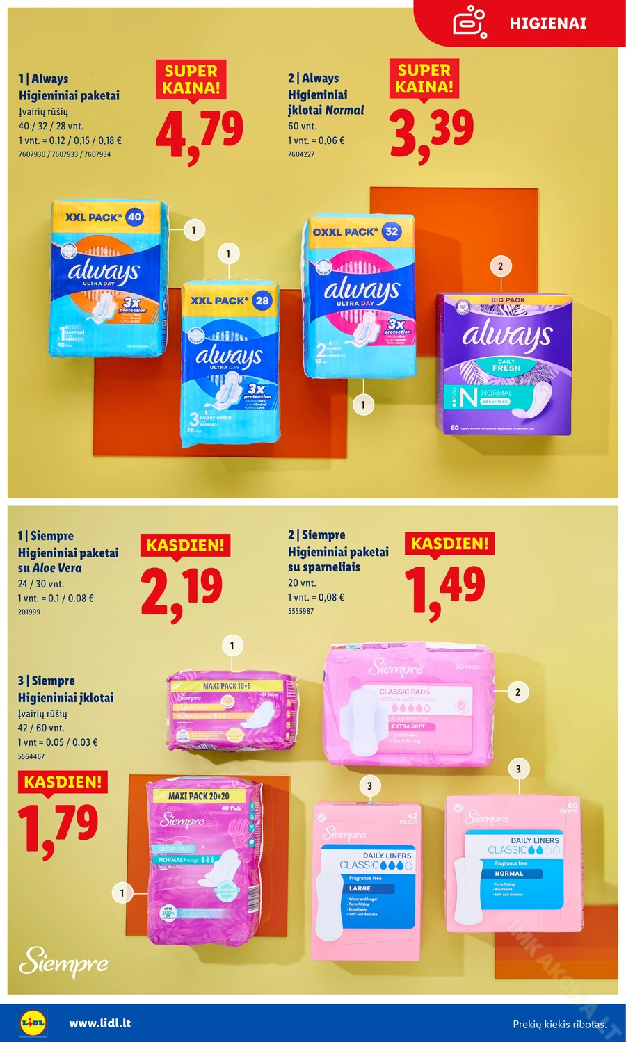 LIDL leidinys „Grožio festivalis” puslapis 38