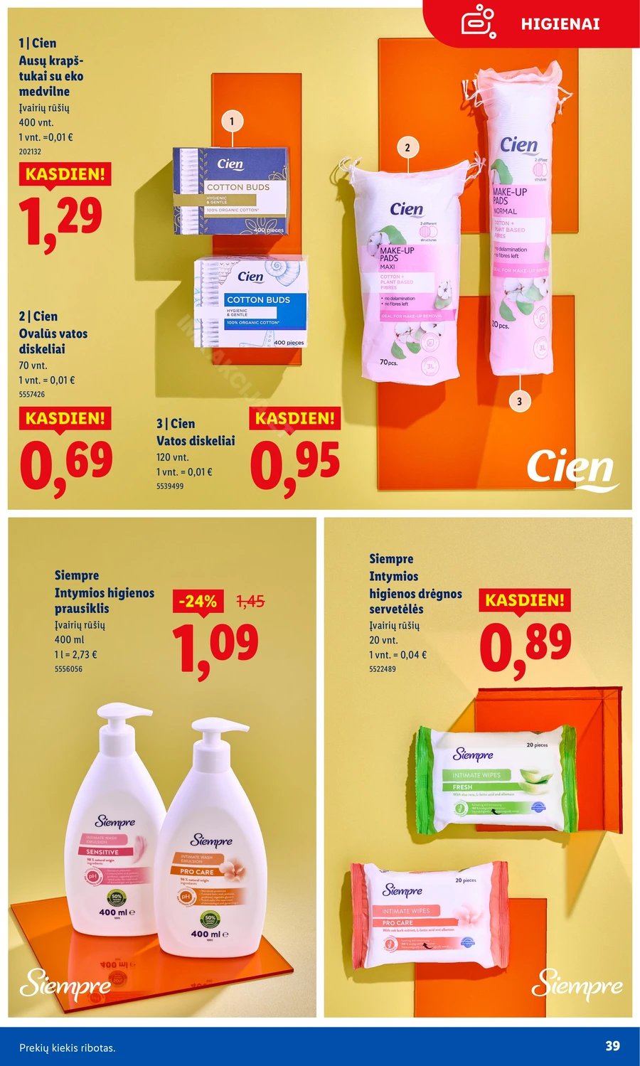 LIDL leidinys „Grožio festivalis” puslapis 39