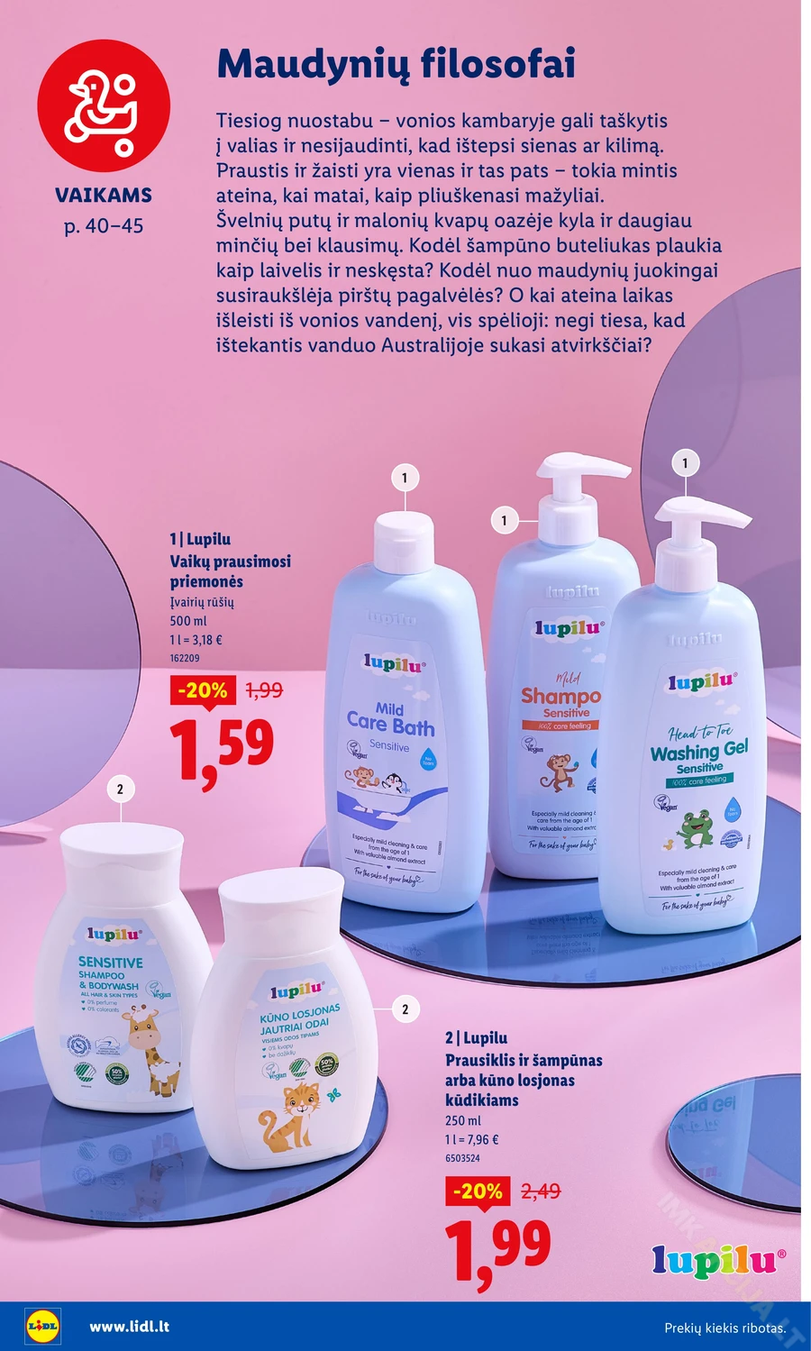 LIDL leidinys „Grožio festivalis” puslapis 40