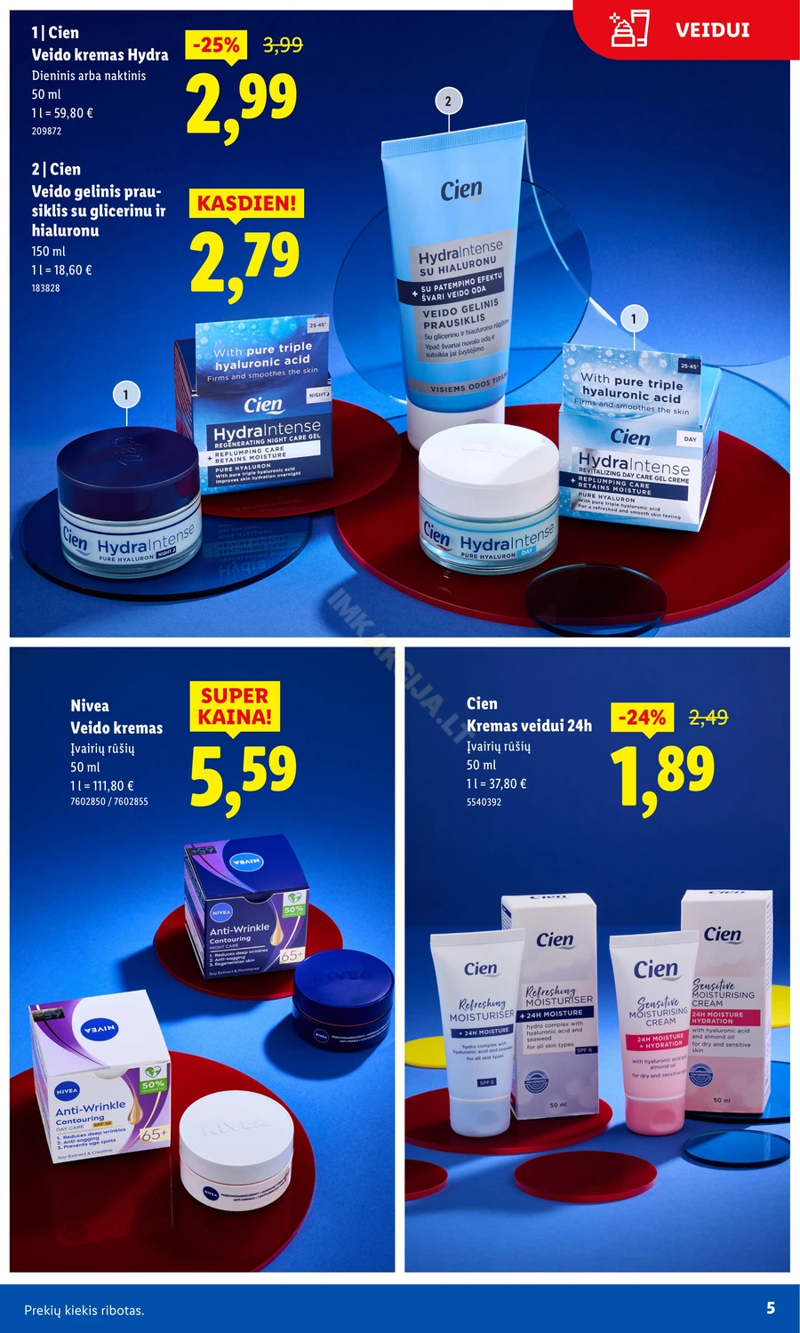 LIDL leidinys „Grožio festivalis” puslapis 5