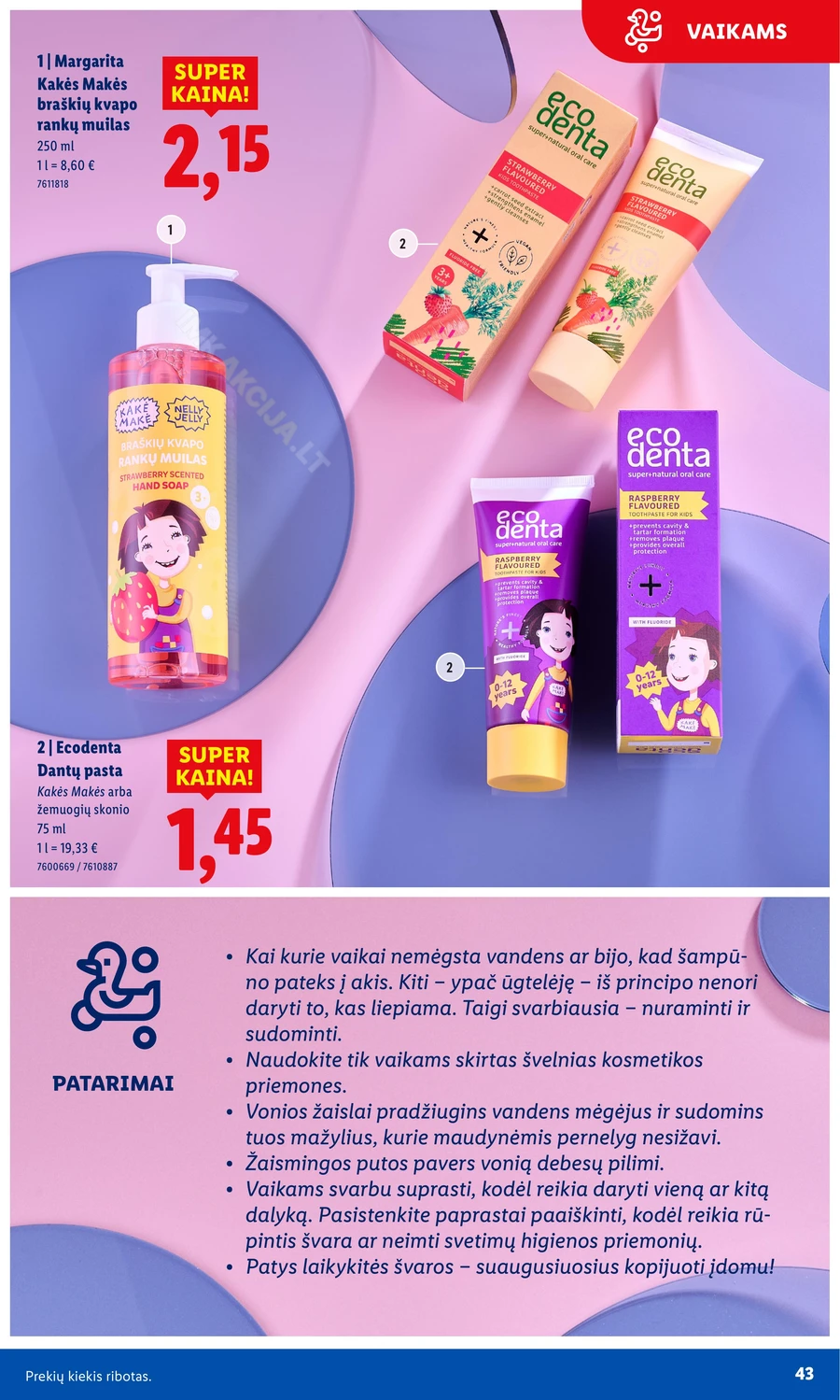 LIDL leidinys „Grožio festivalis” puslapis 43