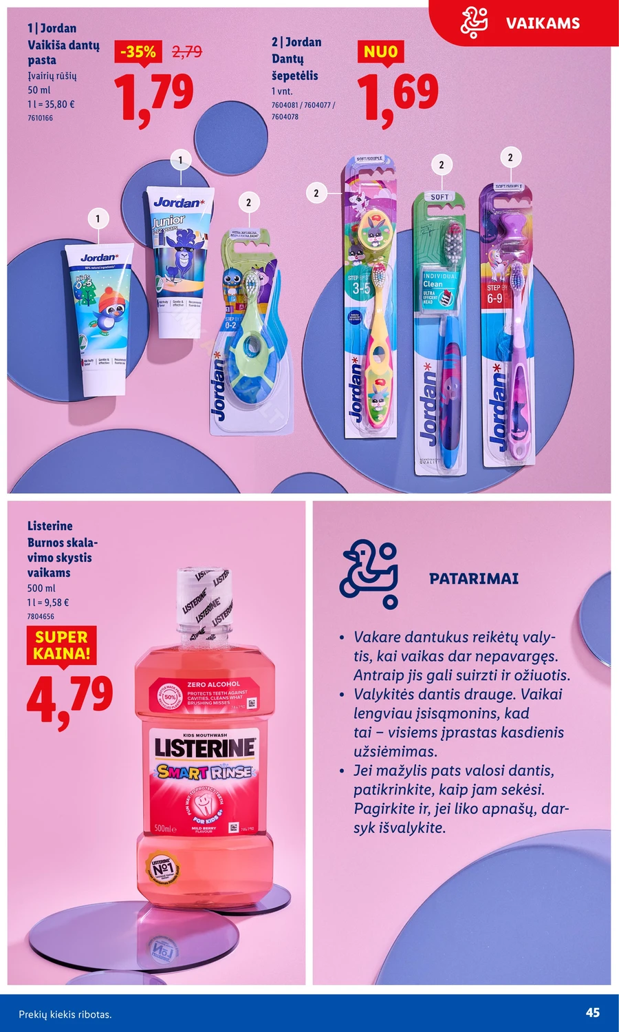 LIDL leidinys „Grožio festivalis” puslapis 45