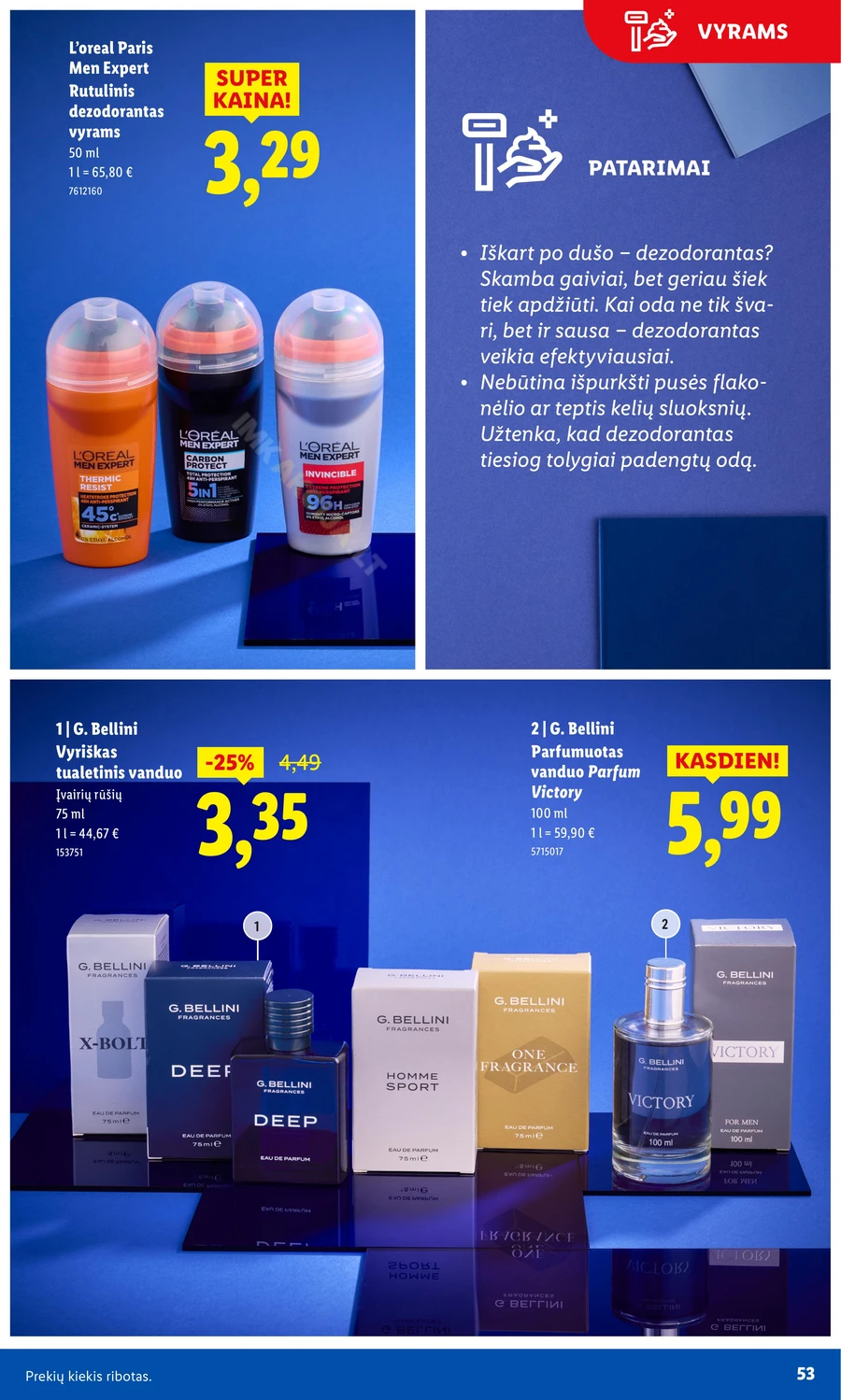 LIDL leidinys „Grožio festivalis” puslapis 53
