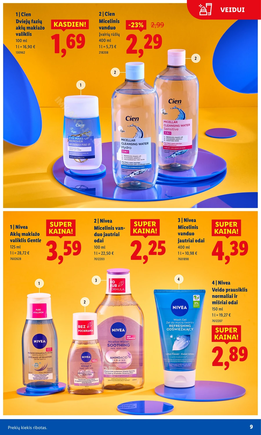 LIDL leidinys „Grožio festivalis” puslapis 9