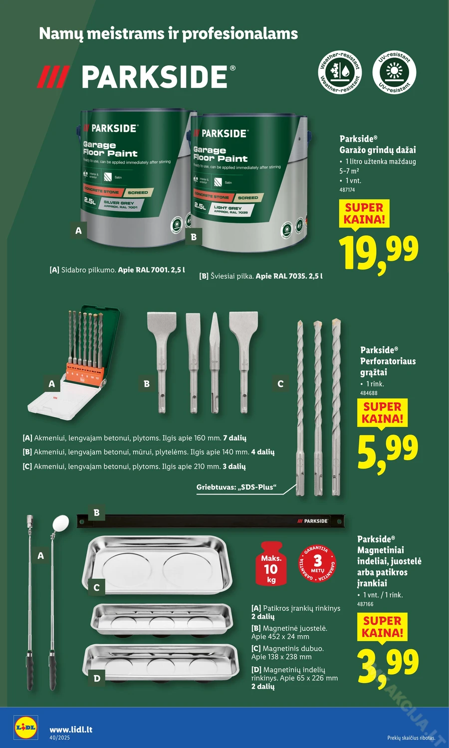 LIDL ne maisto prekių pasiūlymai puslapis 32