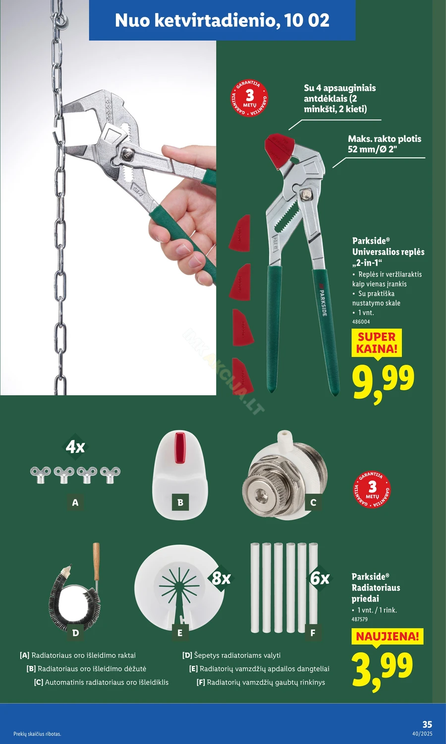 LIDL ne maisto prekių pasiūlymai puslapis 35