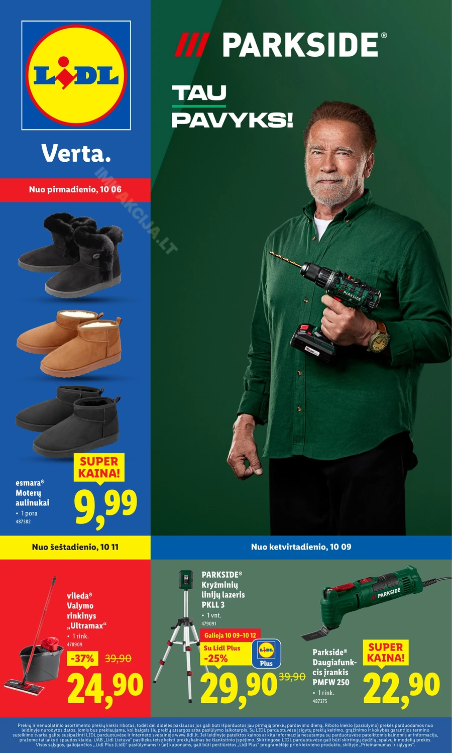 LIDL ne maisto prekių akcijų leidinys puslapis 1