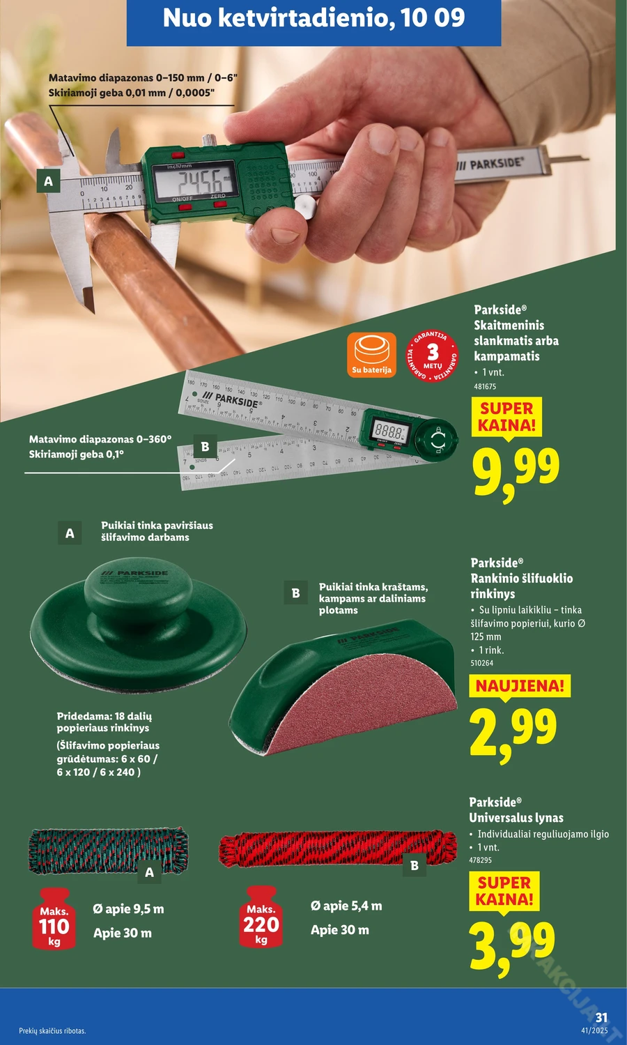 LIDL ne maisto prekių akcijų leidinys puslapis 31