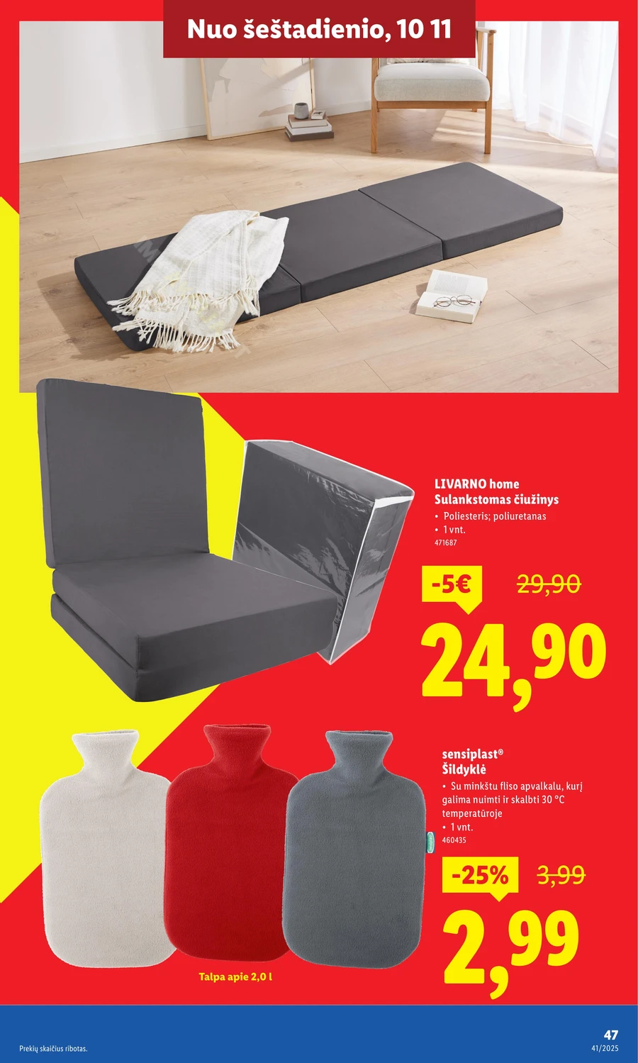 LIDL ne maisto prekių akcijų leidinys puslapis 47