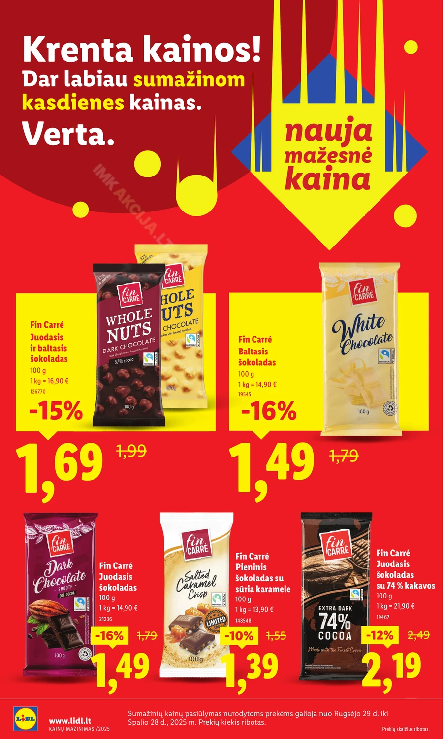LIDL akcijų leidinys „Krenta kainos“ puslapis 6