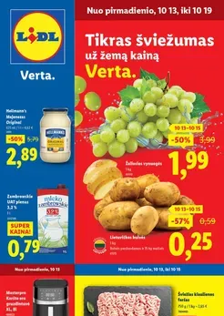 LIDL maisto prekių akcijų leidinys