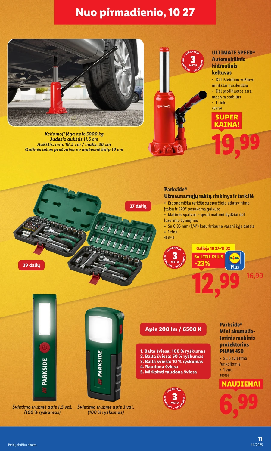 LIDL ne maisto prekių akcijų leidinys puslapis 11