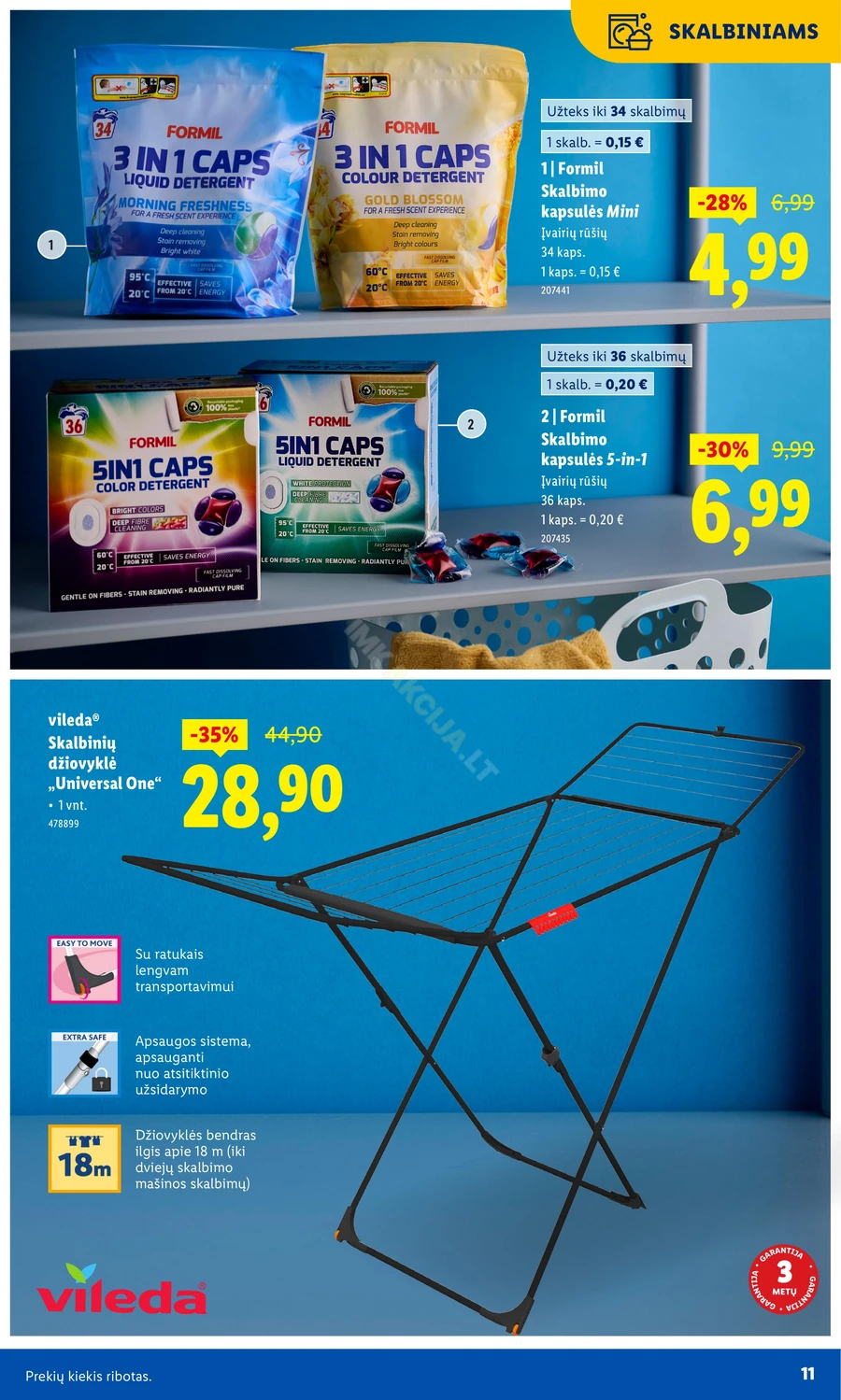 LIDL leidinys „Švaros festivalis” puslapis 11