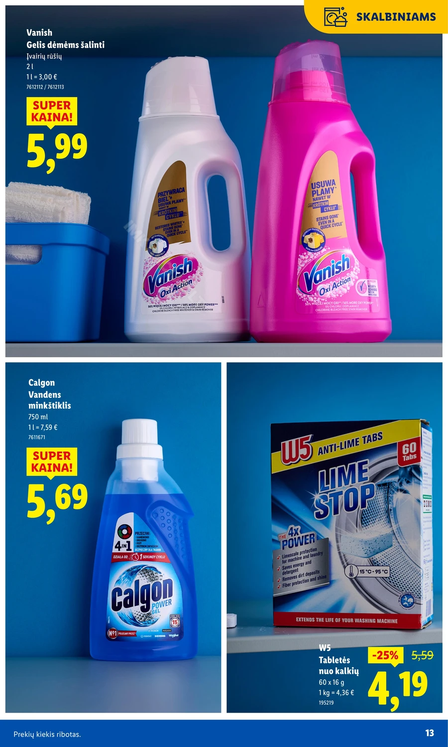 LIDL leidinys „Švaros festivalis” puslapis 13