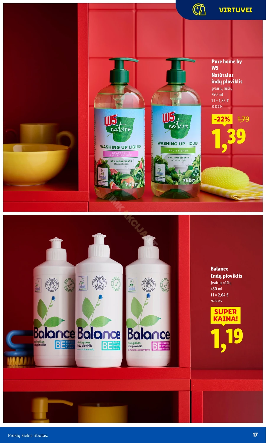 LIDL leidinys „Švaros festivalis” puslapis 17
