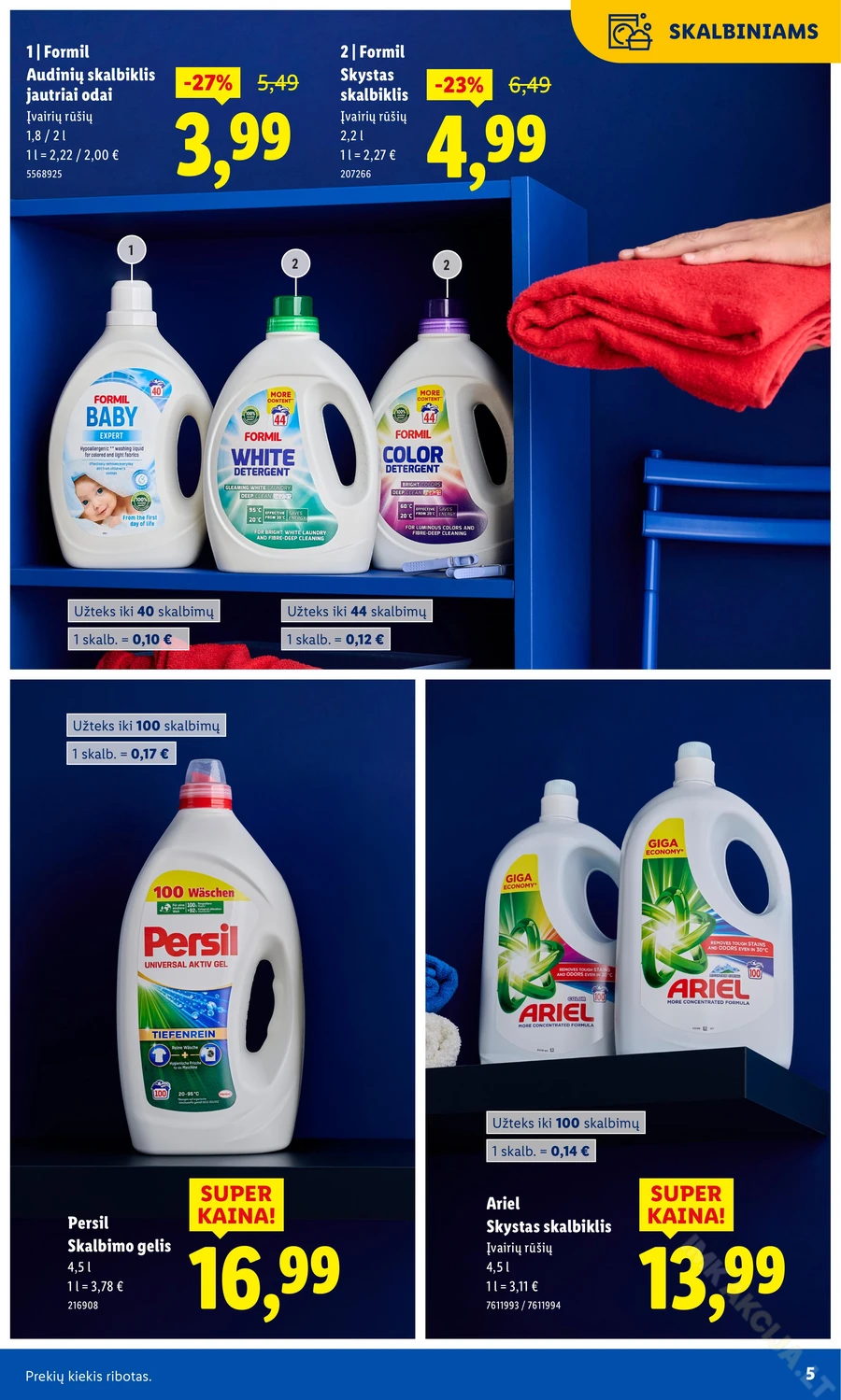 LIDL leidinys „Švaros festivalis” puslapis 5