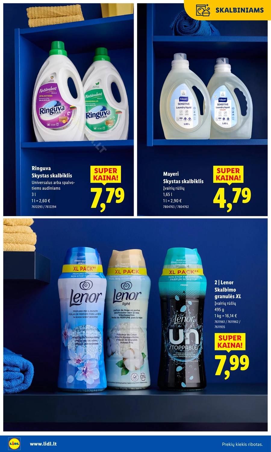 LIDL leidinys „Švaros festivalis” puslapis 8