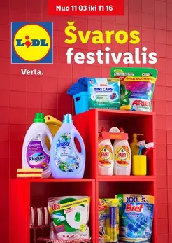 LIDL leidinys „Švaros festivalis”