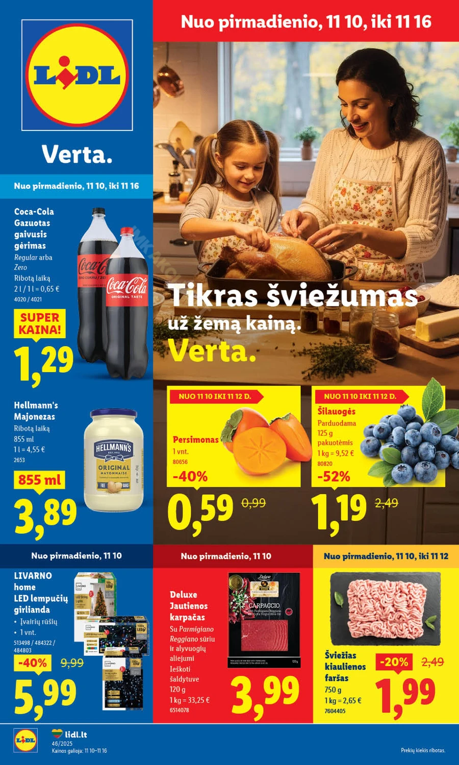 LIDL maisto prekių akcijų leidinys nuo ketvirtadienio puslapis 12