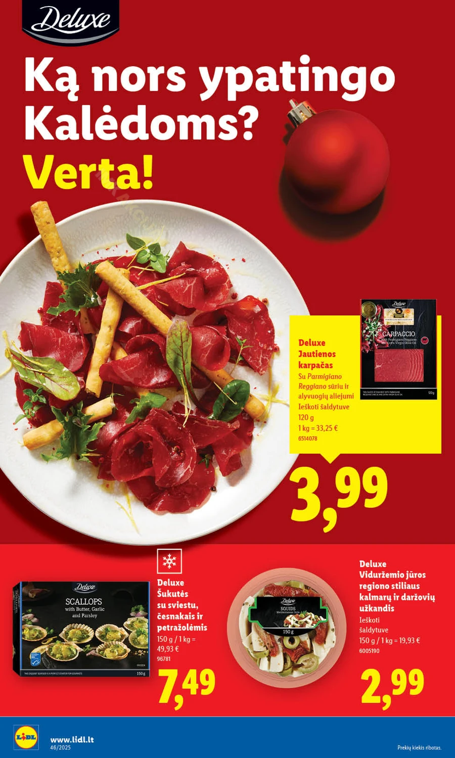 LIDL maisto prekių akcijų leidinys nuo ketvirtadienio puslapis 16