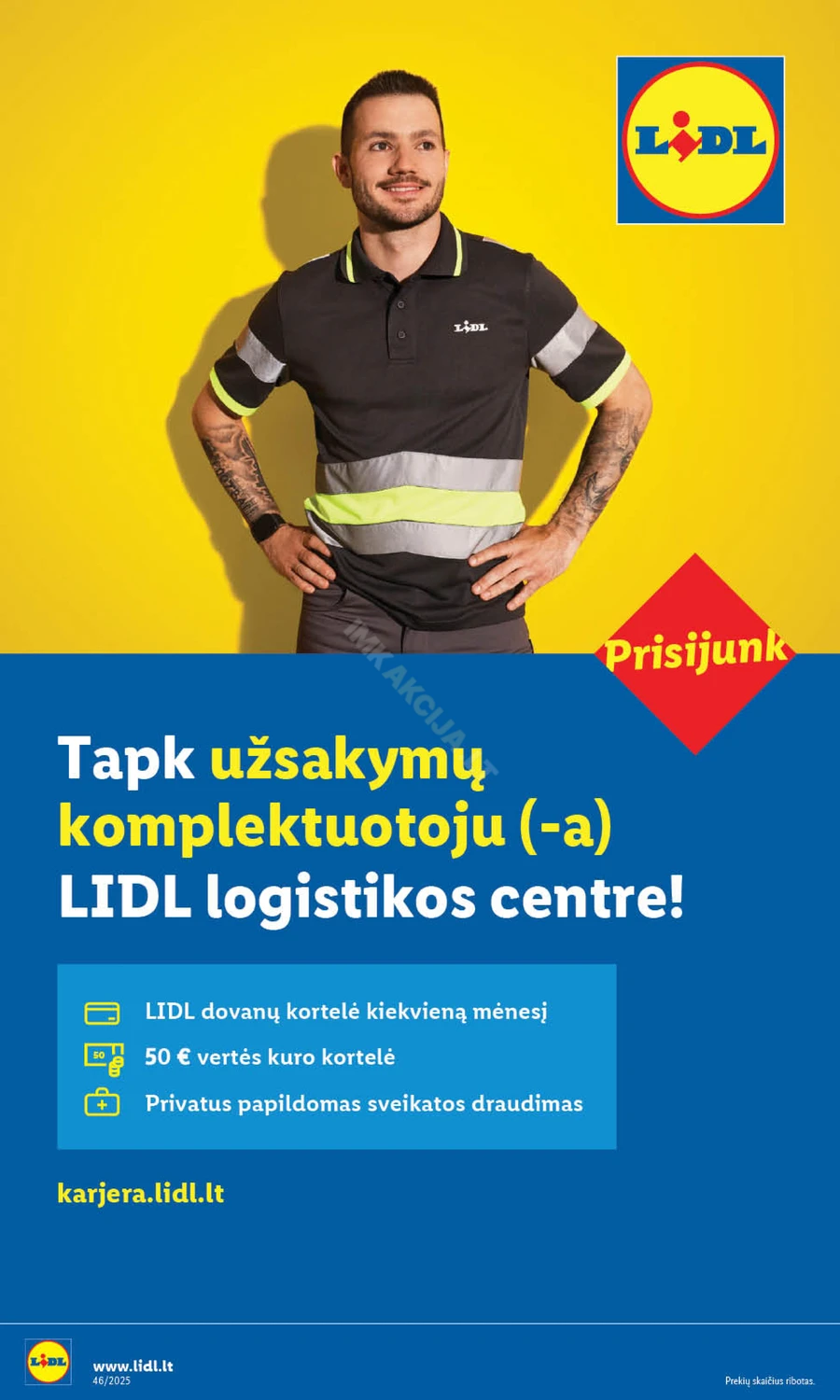 LIDL maisto prekių akcijų leidinys nuo ketvirtadienio puslapis 3