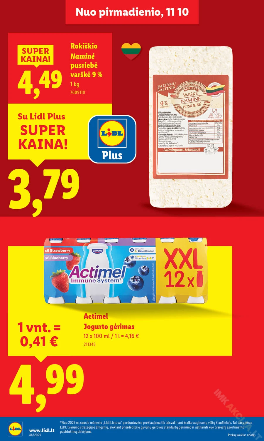 LIDL maisto prekių akcijų leidinys nuo ketvirtadienio puslapis 24
