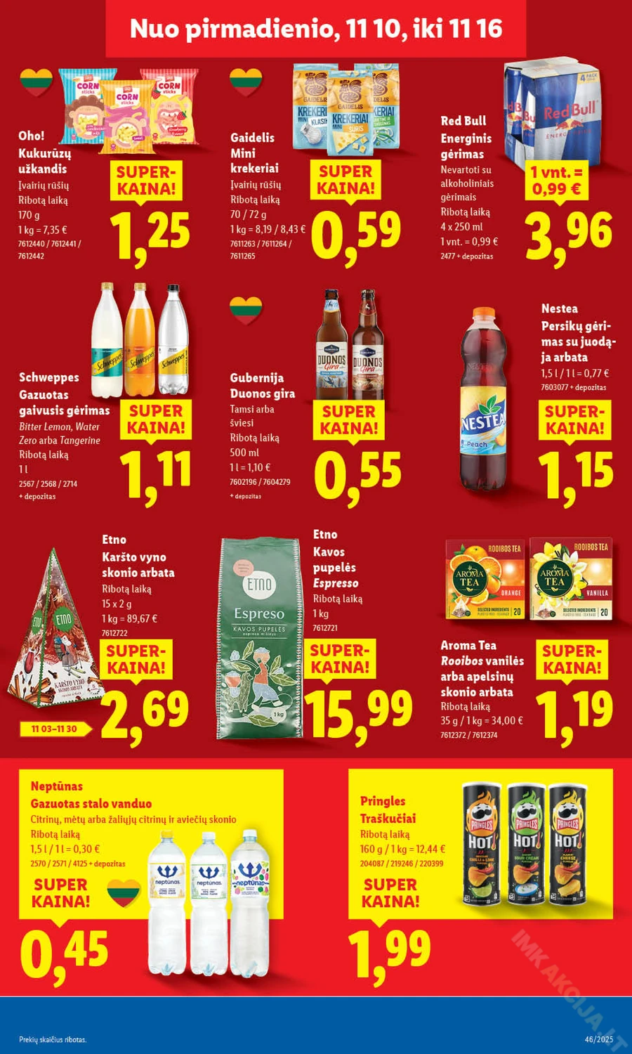 LIDL maisto prekių akcijų leidinys nuo ketvirtadienio puslapis 33