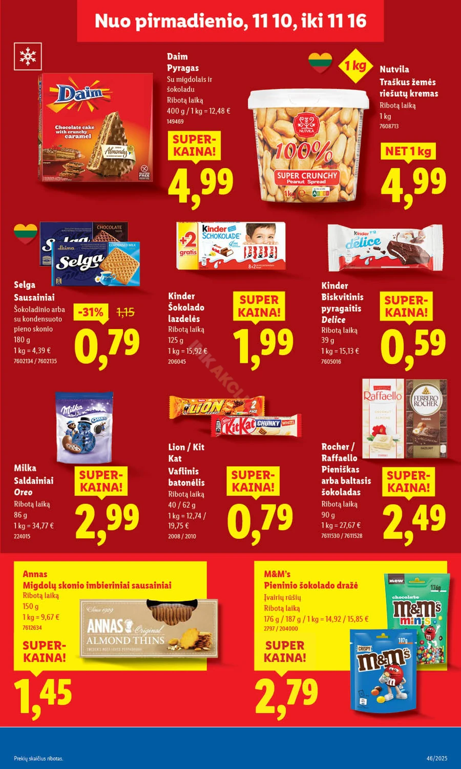 LIDL maisto prekių akcijų leidinys nuo ketvirtadienio puslapis 35