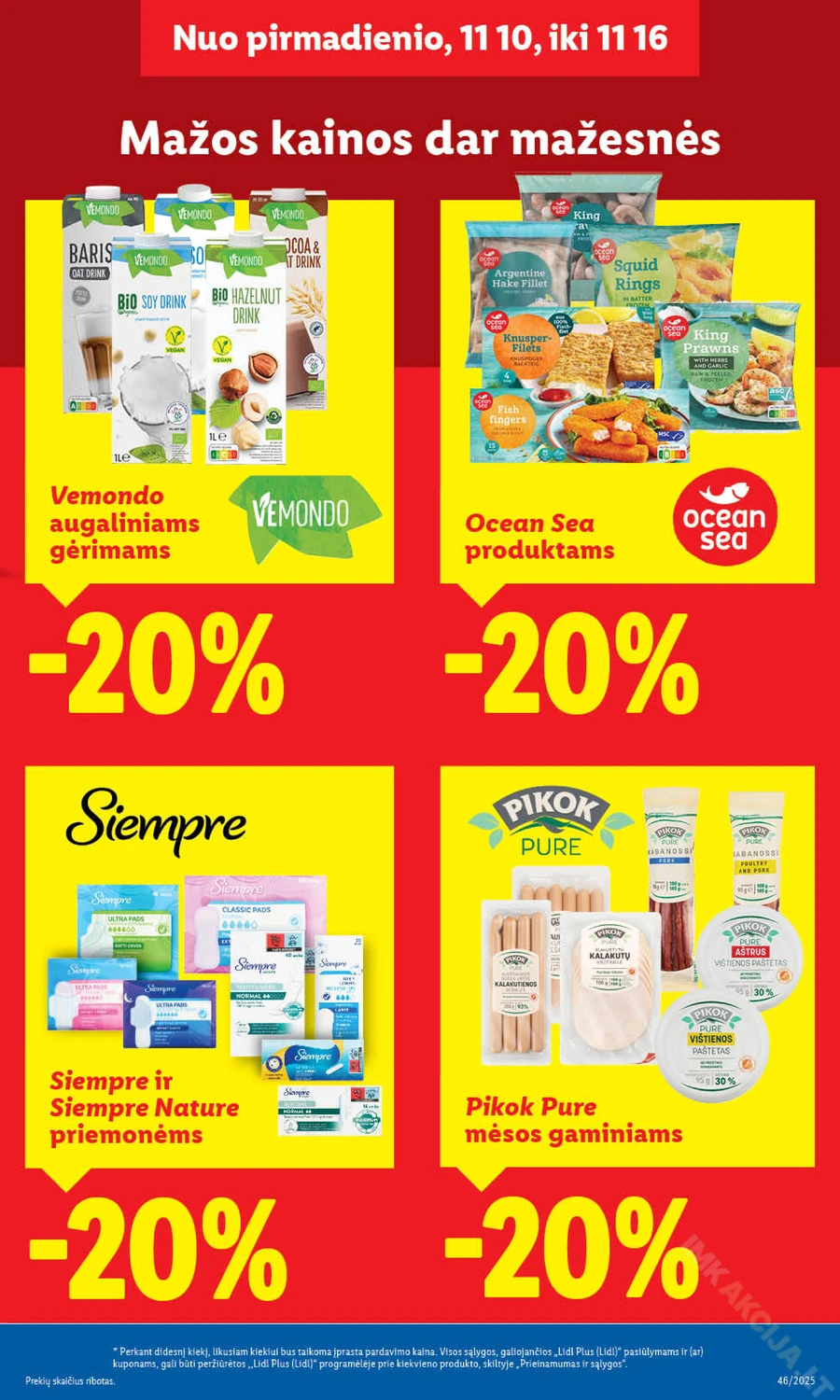 LIDL maisto prekių akcijų leidinys nuo ketvirtadienio puslapis 41