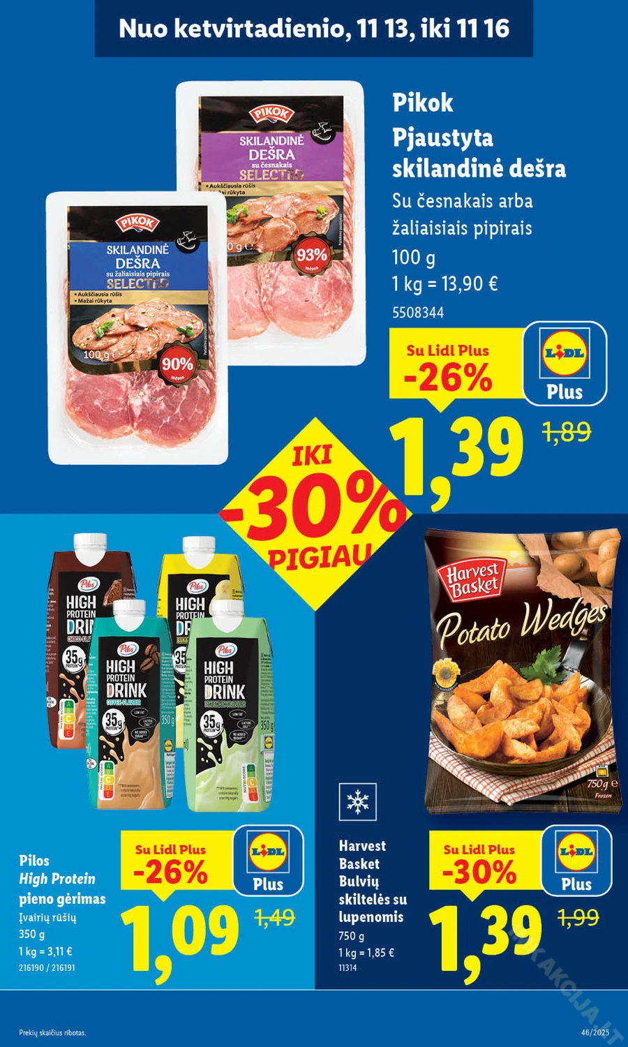 LIDL maisto prekių akcijų leidinys nuo ketvirtadienio puslapis 9