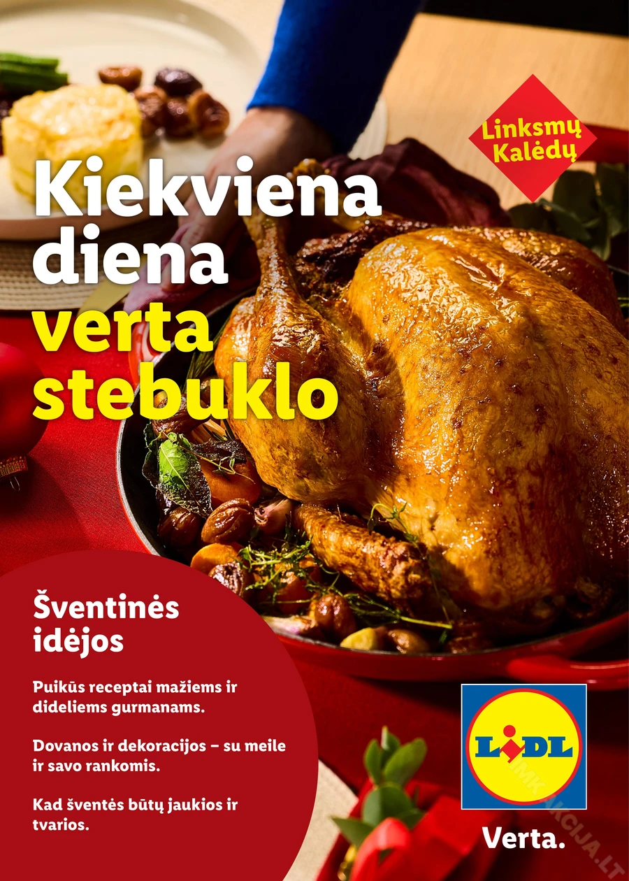 LIDL leidinys „Kalėdų stalui” puslapis 1