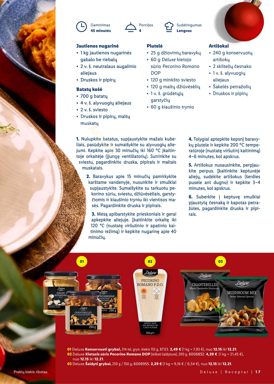 LIDL leidinys „Kalėdų stalui” puslapis 17