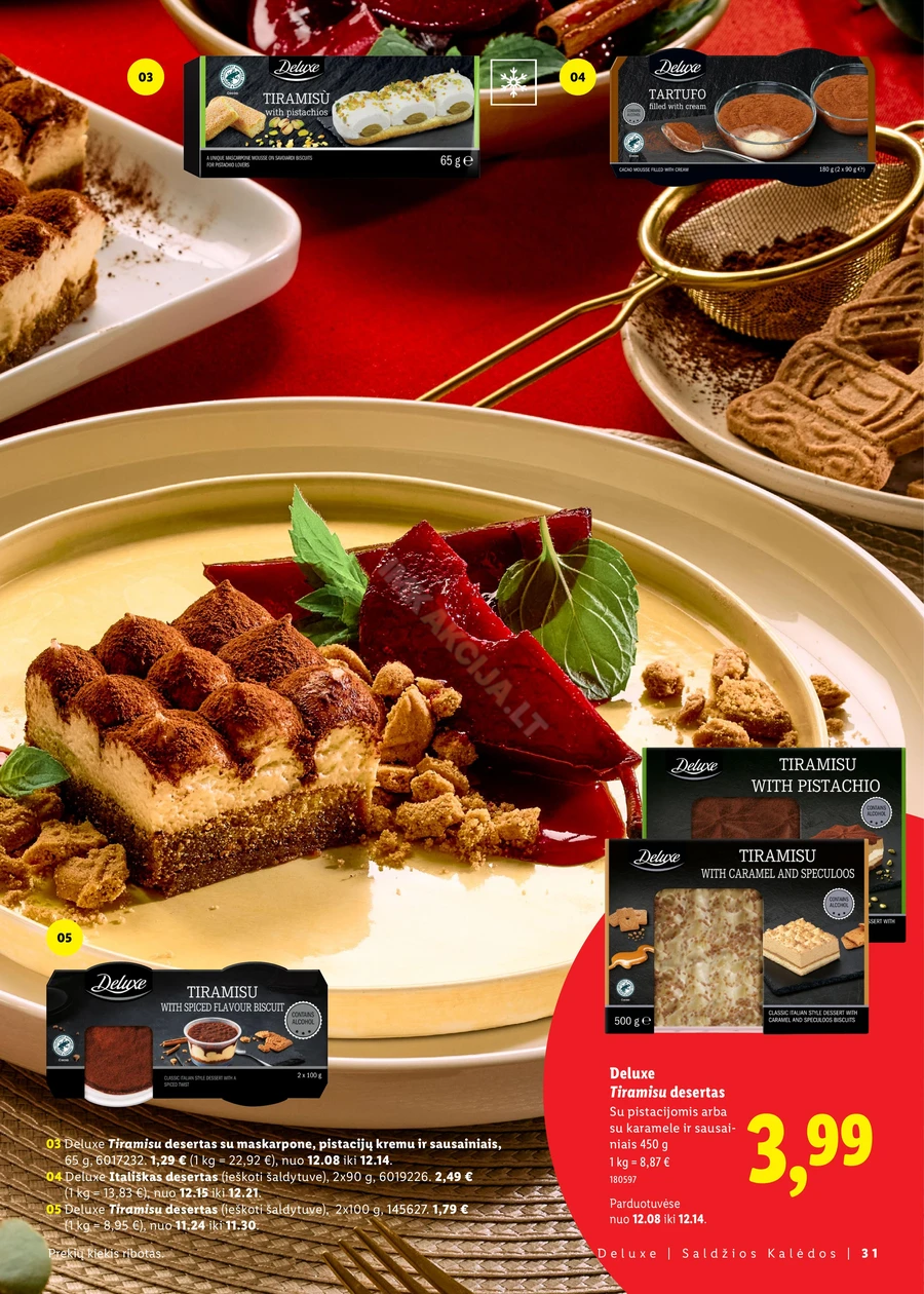 LIDL leidinys „Kalėdų stalui” puslapis 31