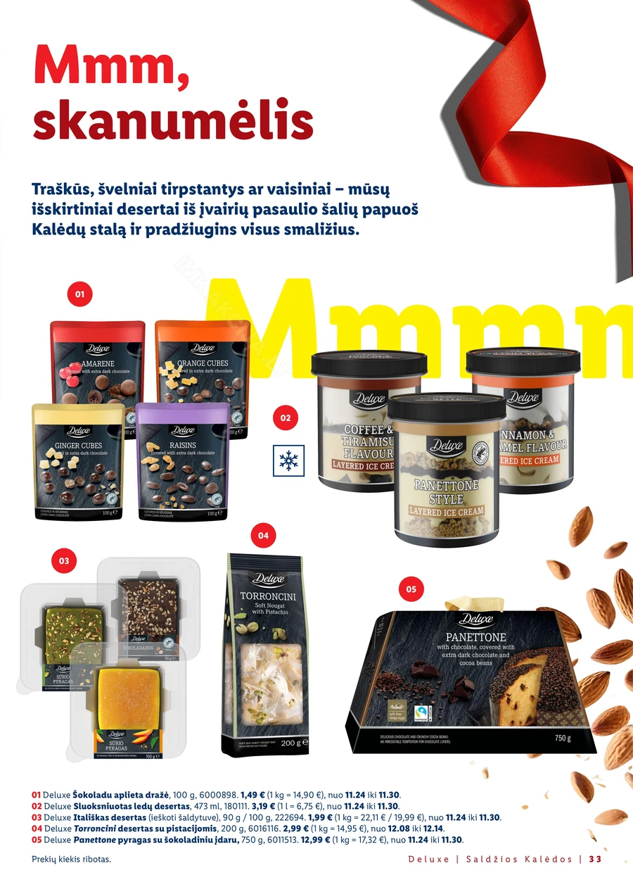 LIDL leidinys „Kalėdų stalui” puslapis 33