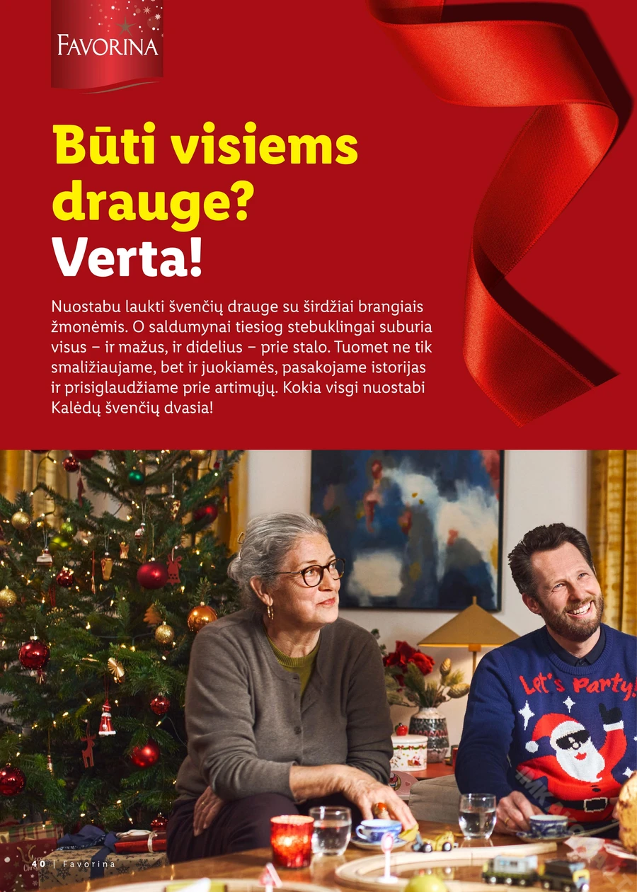 LIDL leidinys „Kalėdų stalui” puslapis 40