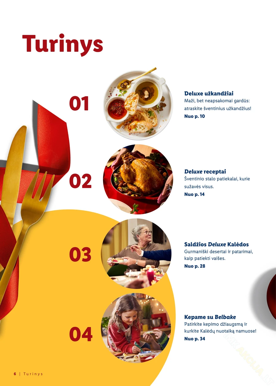 LIDL leidinys „Kalėdų stalui” puslapis 6