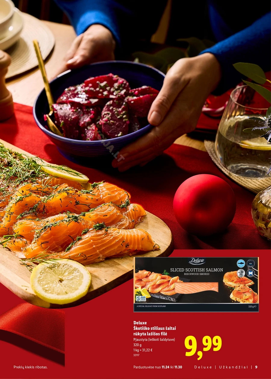 LIDL leidinys „Kalėdų stalui” puslapis 9
