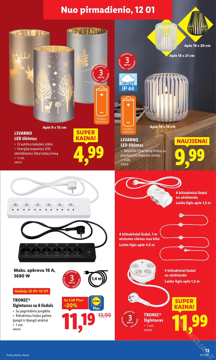 LIDL ne maisto prekių akcijų leidinys puslapis 13