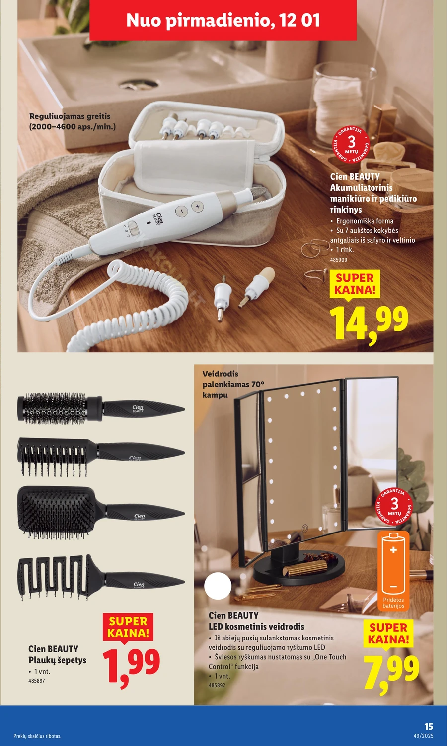 LIDL ne maisto prekių akcijų leidinys puslapis 15
