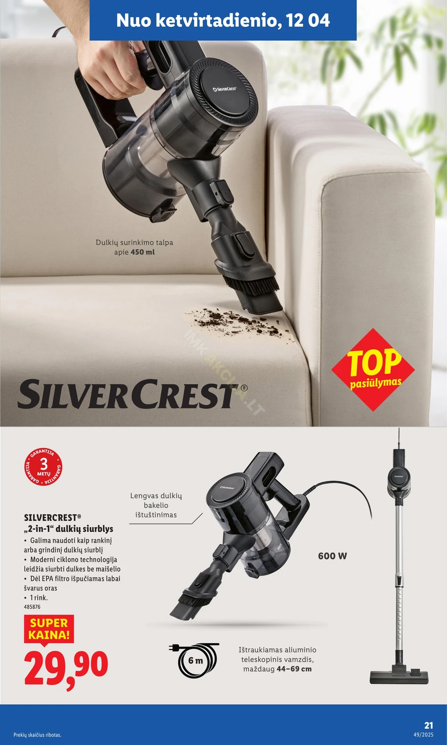 LIDL ne maisto prekių akcijų leidinys puslapis 21