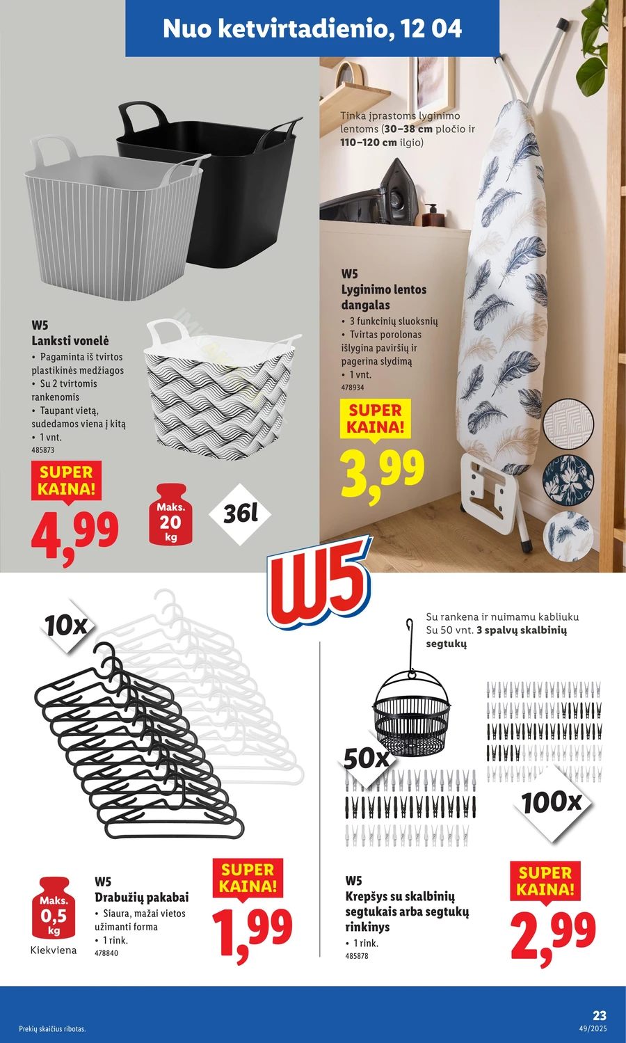 LIDL ne maisto prekių akcijų leidinys puslapis 23