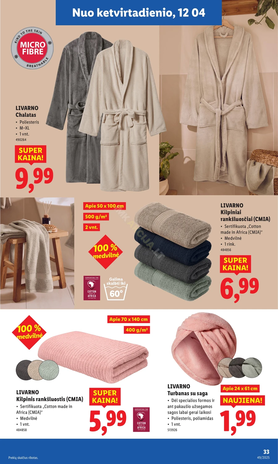 LIDL ne maisto prekių akcijų leidinys puslapis 33