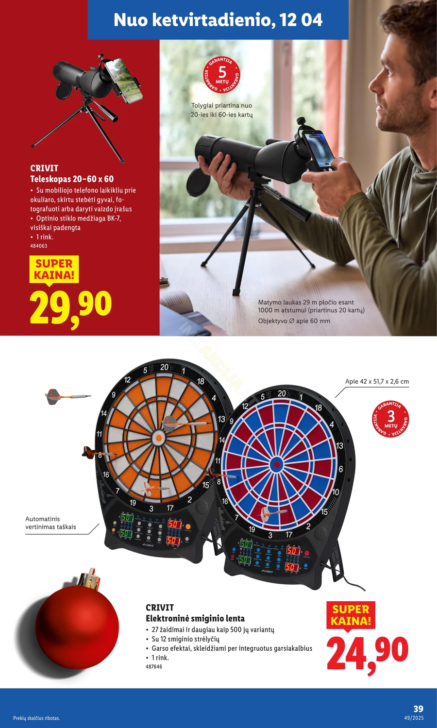 LIDL ne maisto prekių akcijų leidinys puslapis 39