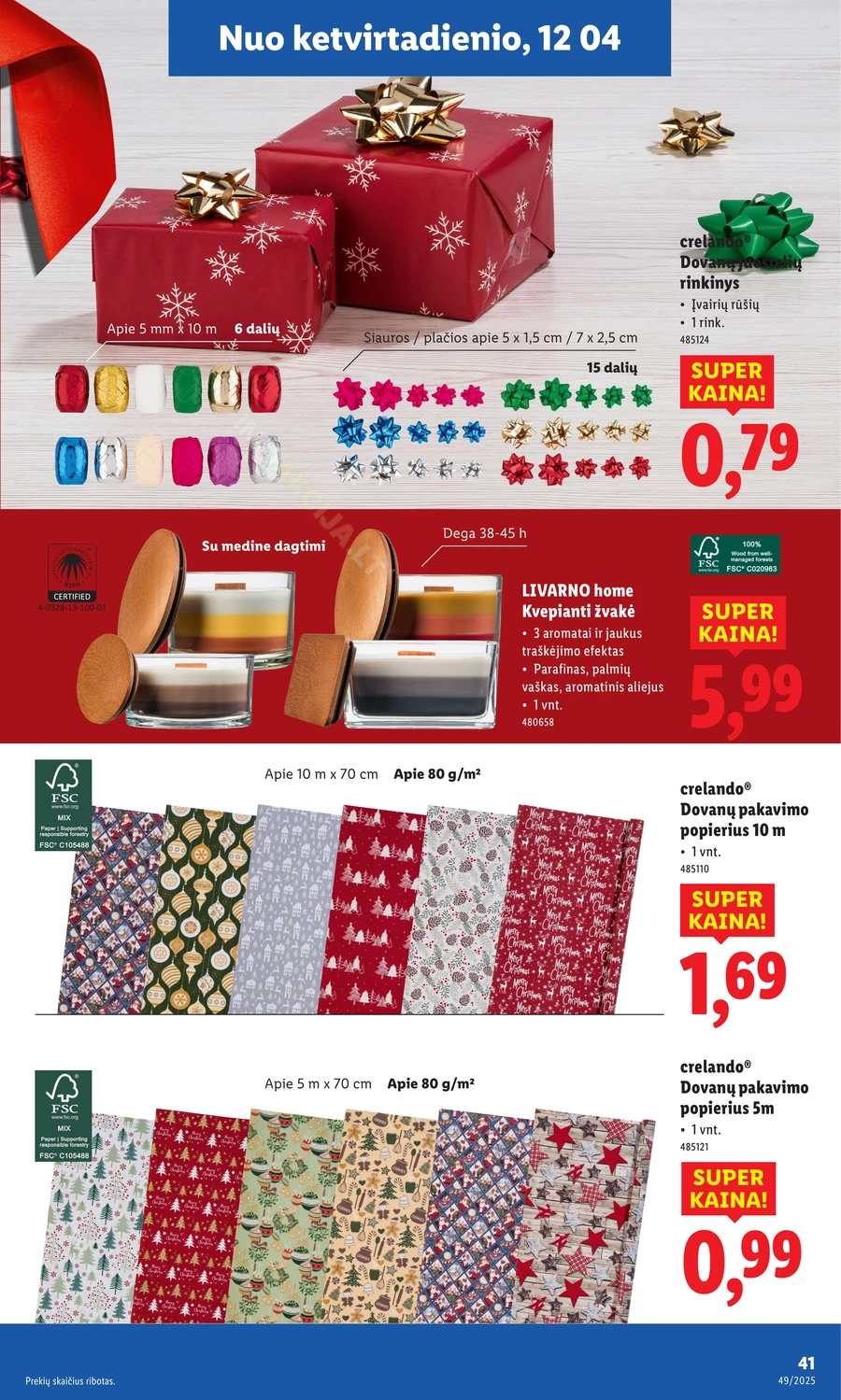 LIDL ne maisto prekių akcijų leidinys puslapis 41