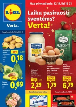 LIDL maisto prekių akcijų leidinys