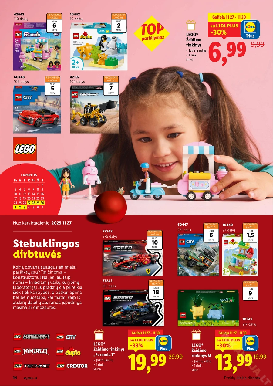 LIDL Žaislų katalogas 2025 puslapis 14